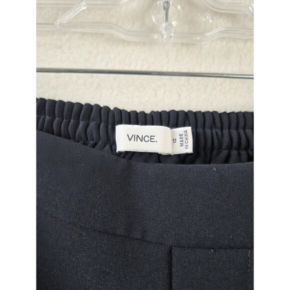 Vince Women's Tapered Pull On Trouser Pants in Dark Tide (Navy) Size 12 Pockets - Picture 15 of 15